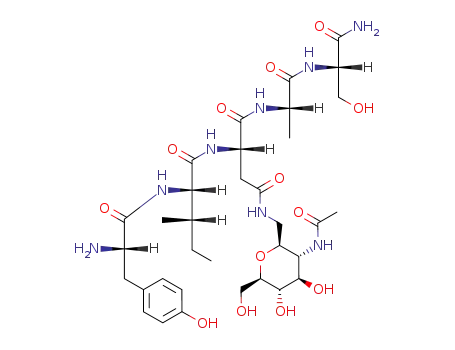 C<sub>34</sub>H<sub>54</sub>N<sub>8</sub>O<sub>13</sub>