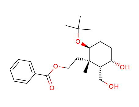 Benzoic acid 2-((1S,2S,3S,6S)-6-tert-butoxy-3-hydroxy-2-hydroxymethyl-1-methyl-cyclohexyl)-ethyl ester