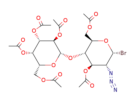 O-(2,3,4,6-tetra-O-acetyl-β-D-galactopyranosyl)-(1->4)-3,6-di-O-acetyl-2-azido-2-deoxy-α-D-glucopyranosyl bromide