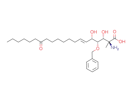 (2S,3S,4R,5S)-2-amino-4-benzyloxy-2-methyl-3,5-dihydroxy-14-oxoeicos-6-enoic acid