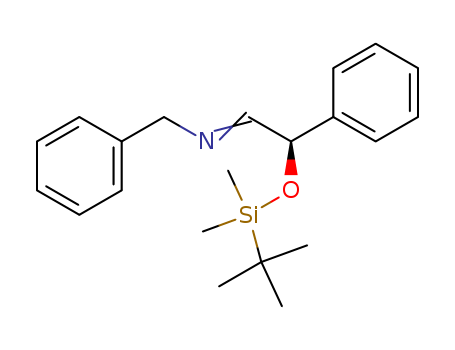 Benzenemethanamine, N-[(2R)-2-[[(1,1-dimethylethyl)dimethylsilyl]oxy]-2-phenylethylidene]-
