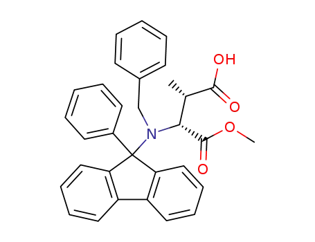 (2R,3S)-2-[Benzyl-(9-phenyl-9H-fluoren-9-yl)-amino]-3-methyl-succinic acid 1-methyl ester