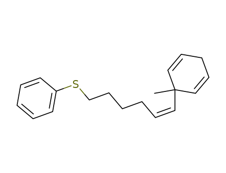 Molecular Structure of 252869-48-0 (3-Methyl-3-[(Z)-6-(phenylsulfenyl)hex-1-enyl]cyclohexa-1,4-diene)