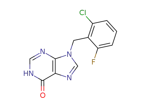 9-(2-chloro-6-fluorobenzyl)purin-6(1H)-one