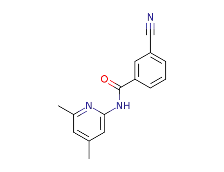 Benzamide, 3-cyano-N-(4,6-dimethyl-2-pyridinyl)-