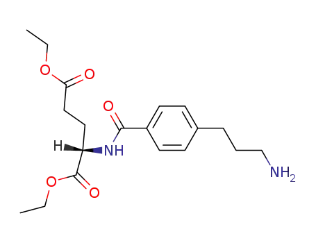 L-Glutamic acid, N-[4-(3-aminopropyl)benzoyl]-, diethyl ester
