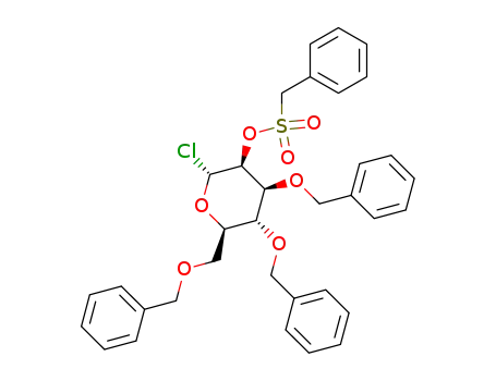 3,4,6-tri-O-benzyl-2-O-benzylsulfonyl-α-D-mannopyranosyl chloride