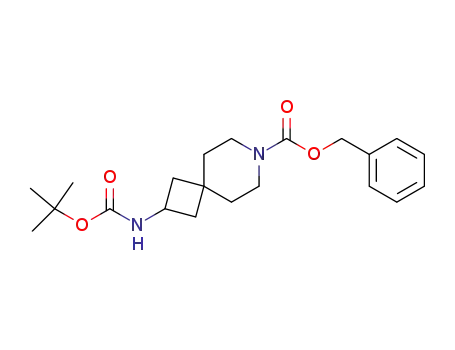 7-Azaspiro[3.5]nonane-7-carboxylic acid, 2-[[(1,1-dimethylethoxy)carbonyl]amino]-, phenylmethyl ester