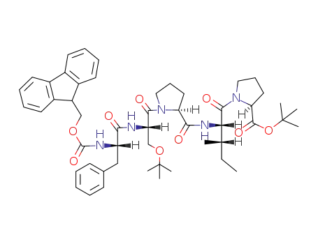 Molecular Structure of 175548-81-9 (N-Fmoc-Phe-Ser(Bu<sup>t</sup>)-Pro-Ile-Pro-OBu<sup>t</sup>)