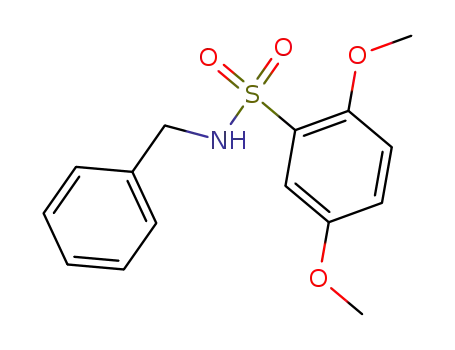 Molecular Structure of 197727-60-9 (N-benzyl-2,5-dimethoxybenzenesulfonamide)