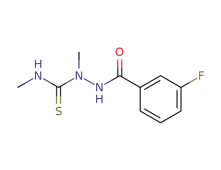 Benzoic acid, 3-fluoro-,
2-methyl-2-[(methylamino)thioxomethyl]hydrazide