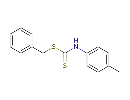 Molecular Structure of 2164-03-6 (Carbamodithioic acid, (4-methylphenyl)-, phenylmethyl ester)