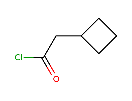 Molecular Structure of 59543-38-3 (Cyclobutaneacetyl chloride)