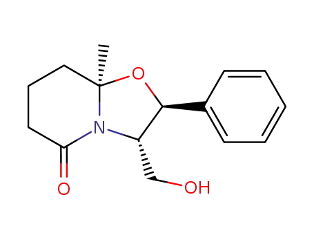 3-(hydroxymethyl)-8a-methyl-2-phenylhexahydro-5H-[1,3]oxazolo[3,2-a]pyridin-5-one