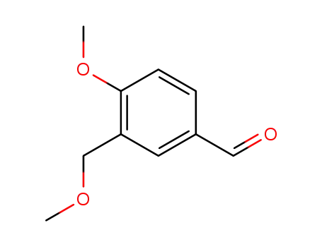Molecular Structure of 76646-41-8 (4-METHOXY-3-METHOXYMETHYL-BENZALDEHYDE)