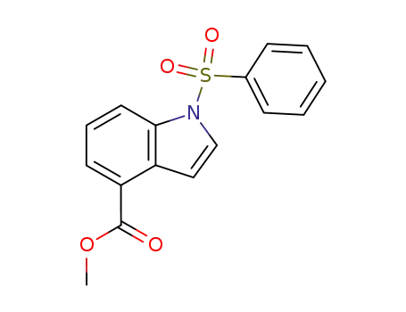 1-(PHENYLSULFONYL)-1H-INDOLE-4-CARBOXYLIC ACID, METHYL ESTER