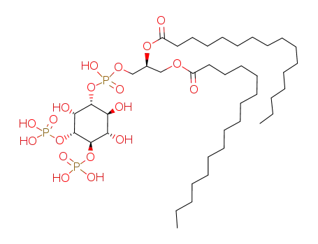 D-미오-이노시톨, 1-(2R)-2,3-비스(1-옥소헥사데실)옥시프로필 수소 인산 3,4-비스(이수소 포스페이트)