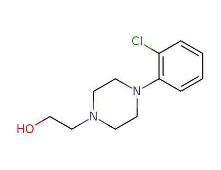 1-Piperazineethanol, 4-(2-chlorophenyl)-