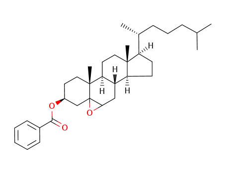 Molecular Structure of 250134-81-7 (5,6-epoxycholestan-3β-ol benzoate)