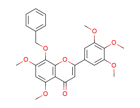 4H-1-Benzopyran-4-one,
5,7-dimethoxy-8-(phenylmethoxy)-2-(3,4,5-trimethoxyphenyl)-