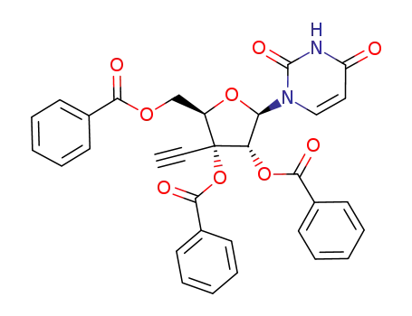 1-(2,3,5-tri-O-benzoyl-3-C-ethynyl-β-D-ribofuranosyl)uracil