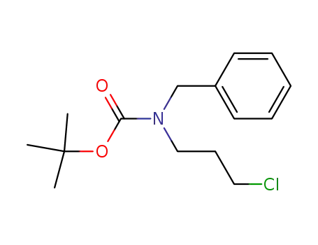Carbamic acid, (3-chloropropyl)(phenylmethyl)-, 1,1-dimethylethyl ester