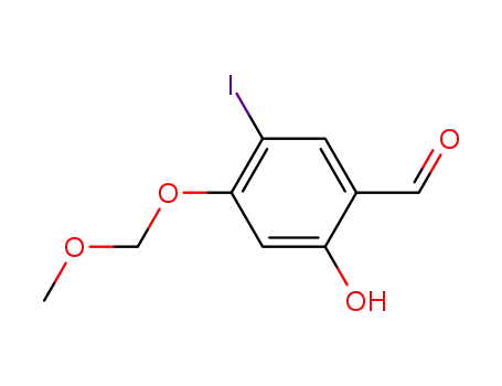 2-Hydroxy-5-iodo-4-methoxymethoxy-benzaldehyde