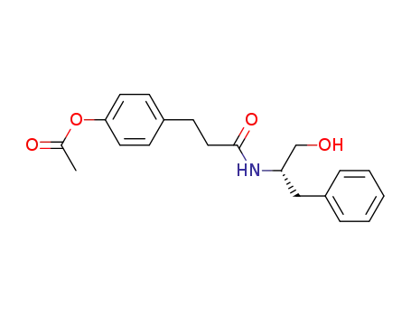 N-[(S)-1-benzyl-2-hydroxyethyl]-3-(4-acetoxyphenyl)propionamide