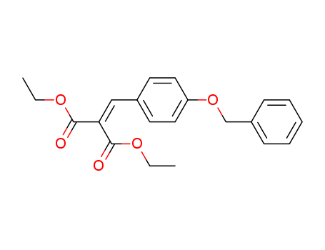 Propanedioic acid,2-[[4-(phenylmethoxy)phenyl]methylene]-, 1,3-diethyl ester