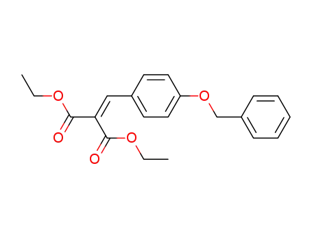 Molecular Structure of 53361-40-3 (Diethyl 2-(4-(benzyloxy)benzylidene)malonate)