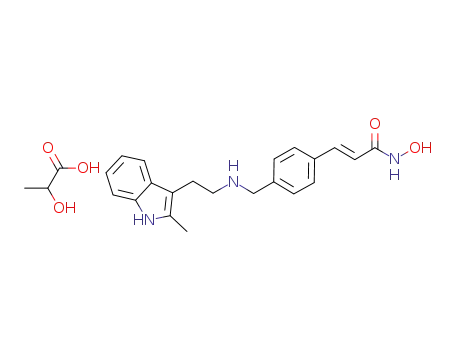 Molecular Structure of 960055-56-5 (panobinostat lactate)
