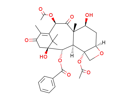 Molecular Structure of 32981-89-8 (13-oxobaccatin III)