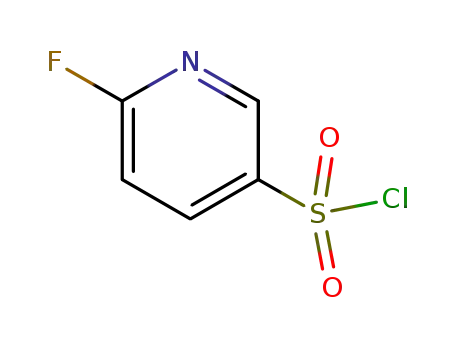 Molecular Structure of 1025509-80-1 (6-fluoropyridine-3-sulfonyl chloride)