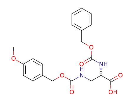 N<sup>2</sup>-benzyloxycarbonyl-N<sup>3</sup>-(p-methoxybenzyloxycarbonyl)-L-2,3-diaminopropanoic acid