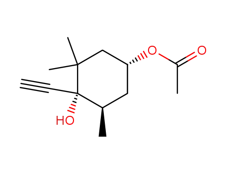 1(R),4(S),5(R)-4-ethynyl-4-hydroxy-3,3,5-trimethyl-cyclohexyl acetate