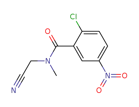 Benzamide, 2-chloro-N-(cyanomethyl)-N-methyl-5-nitro-