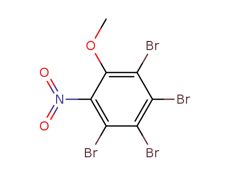Molecular Structure of 6161-58-6 (2-nitro-3,4,5,6-tetrabromoanisole)