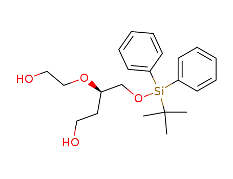 (R)-4-(tert-Butyl-diphenyl-silanyloxy)-3-(2-hydroxy-ethoxy)-butan-1-ol