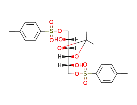Molecular Structure of 53754-41-9 (1,6-di-O-(p-toluenesulfonyl)-3,4-O-isopropylidene-D-mannitol)