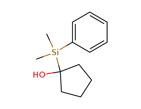 1-(dimethyl(phenyl)silyl)cyclopentan-1-ol