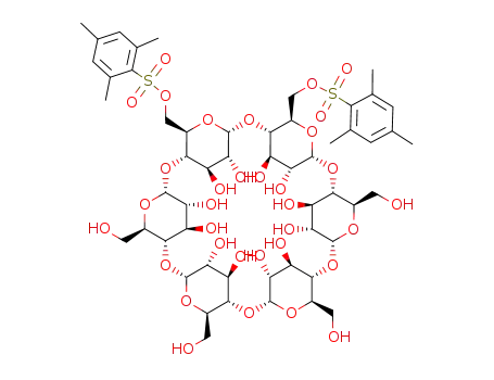 Molecular Structure of 91899-91-1 (6(A),6(B)-dimesitylenesulfonyl-α-CD)