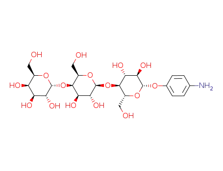 p-aminophenyl O-[α-D-galactopyranosyl-(1->4)-β-D-galactopyranosyl]-(1->4)-β-D-glucopyranoside