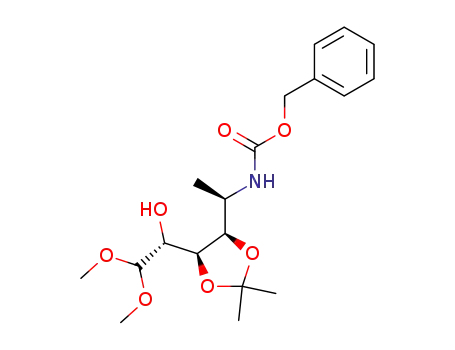 5-(benzyloxycarbonylamino)-3,4-O-isopropylidene-5,6-dideoxy-D-allose dimethylacetal