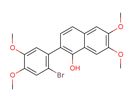 2-(2'-bromo-4',5'-dimethoxyphenyl)-6,7-dimethoxy-1-naphthol