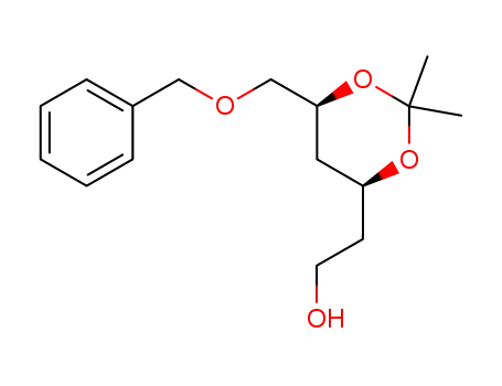 (4S,6S)-6-<(benzyloxy)methyl>-4-(2-hydroxyethyl)-2,2-dimethyl-1,3-dioxacyclohexane