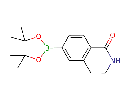 Molecular Structure of 376584-30-4 (3,4-DIHYDRO-6-(4,4,5,5-TETRAMETHYL-1,3,2-DIOXABOROLAN-2-YL)-1(2H)-ISOQUINOLINONE)