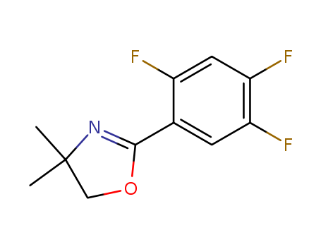 Oxazole,4,5-dihydro-4,4-dimethyl-2-(2,4,5-trifluorophenyl)-(125290-72-4)