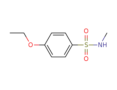 Molecular Structure of 477482-98-7 (Benzenesulfonamide, 4-ethoxy-N-methyl- (9CI))