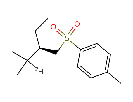 (R)-1-(p-tolylsulfonyl)-2-ethyl-3-deuterio-3-methylbutane