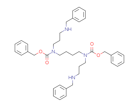 benzyl N-[3-(benzylamino)propyl]-N-[4-[3-(benzylamino)propyl-phenylmethoxycarbonyl-amino]butyl]carbamate cas  203578-50-1